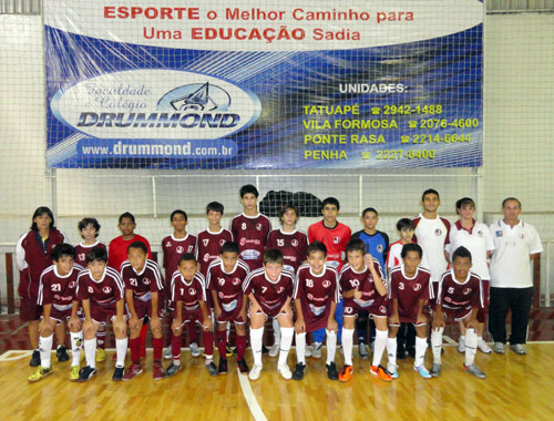 Equipes de Futsal obtêm 02 vitórias, 01 empate e 04 derrotas