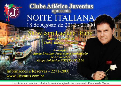 Luciano Bruno anima Noite Italiana