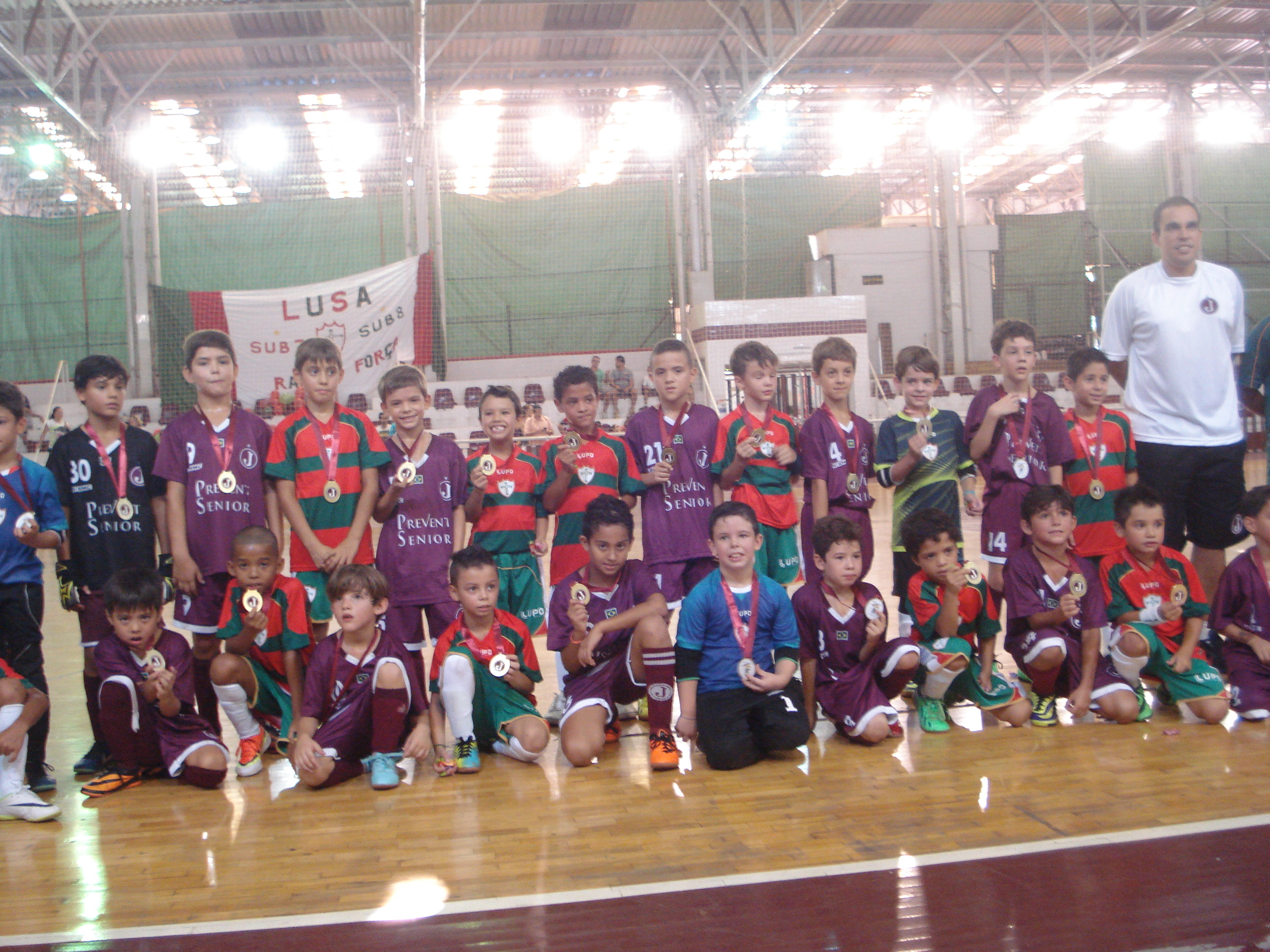 Sub 08 e Sub 09 da Escola de Futsal enfrentam as equipes da Lusa
