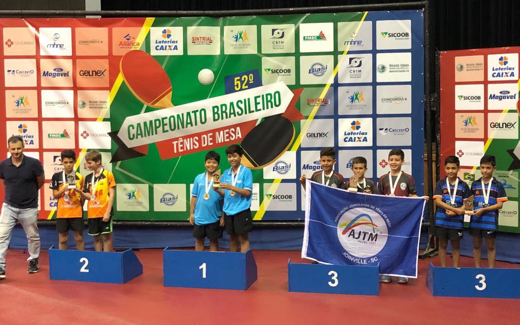 Atletas juventinos se destacam no Brasileiro de Tênis de Mesa