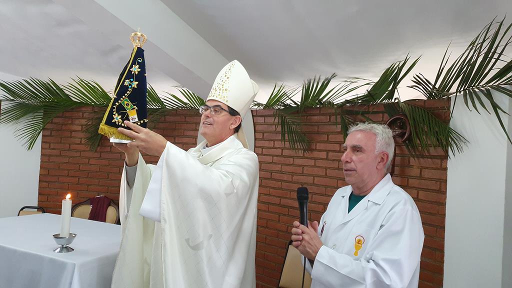 Juventus recebe imagem de Nossa Senhora Aparecida e realiza Missa Especial com Bispo Auxiliar Dom Luiz