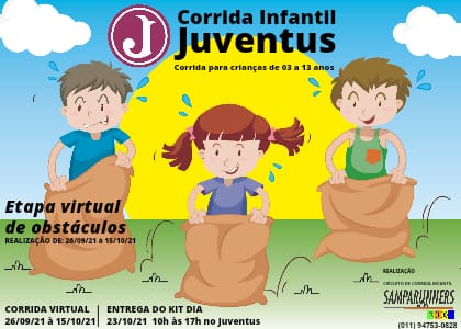 Comunicado Corrida Infantil Juventus - Samparunners kids – 20/21