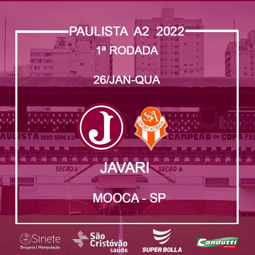Juventus estreia em casa diante do Atibaia no Paulista A2 2022