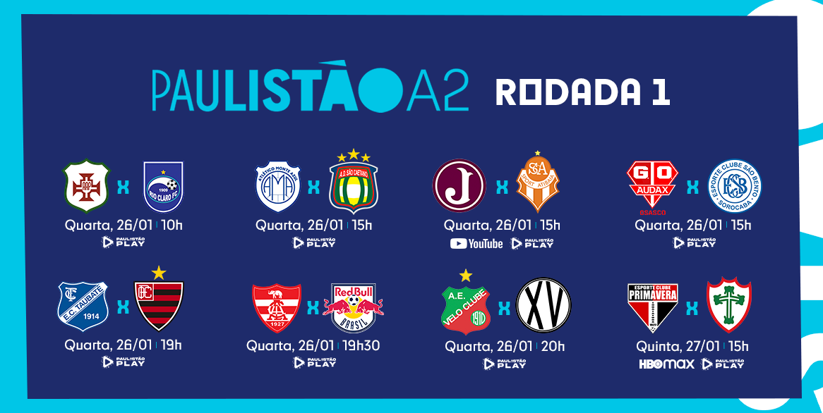 FPF divulga tabela do Campeonato Paulista 2024; veja os jogos da primeira  rodada