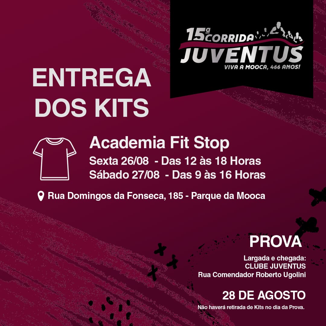 15ª Corrida Juventus Viva a Mooca - Retirada dos Kits