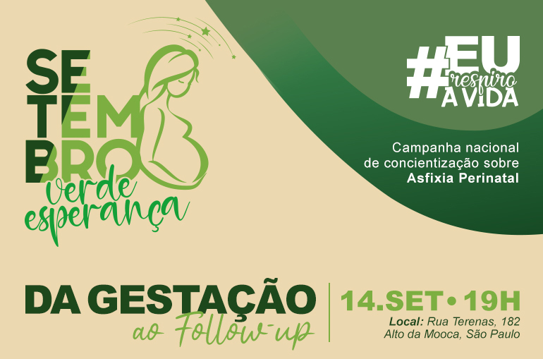 Setembro verde esperança: Entidades se unem para conscientizar a sociedade sobre a prevenção e tratamento da asfixia perinatal em bebês