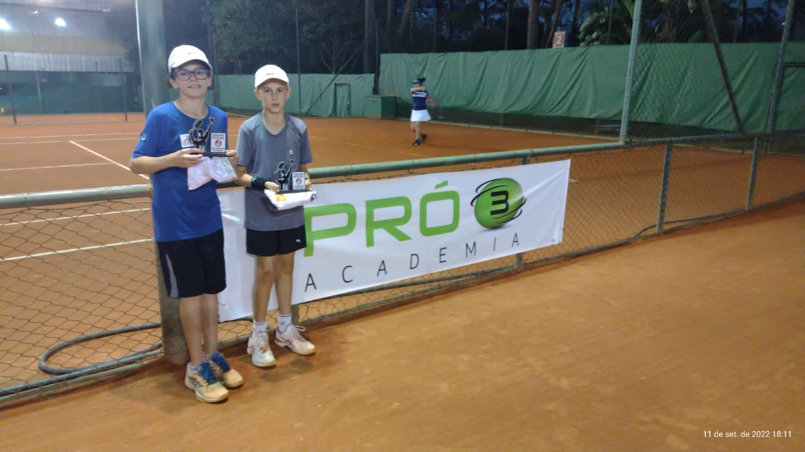 Resultados do 1º Torneio Aberto Infanto Juvenil de Tênis