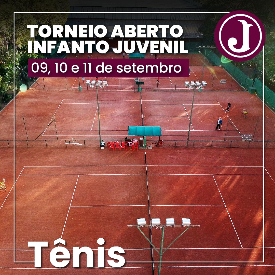 Juventus realiza Torneio Aberto Infanto Juvenil de Tênis supervisionado pela FPT