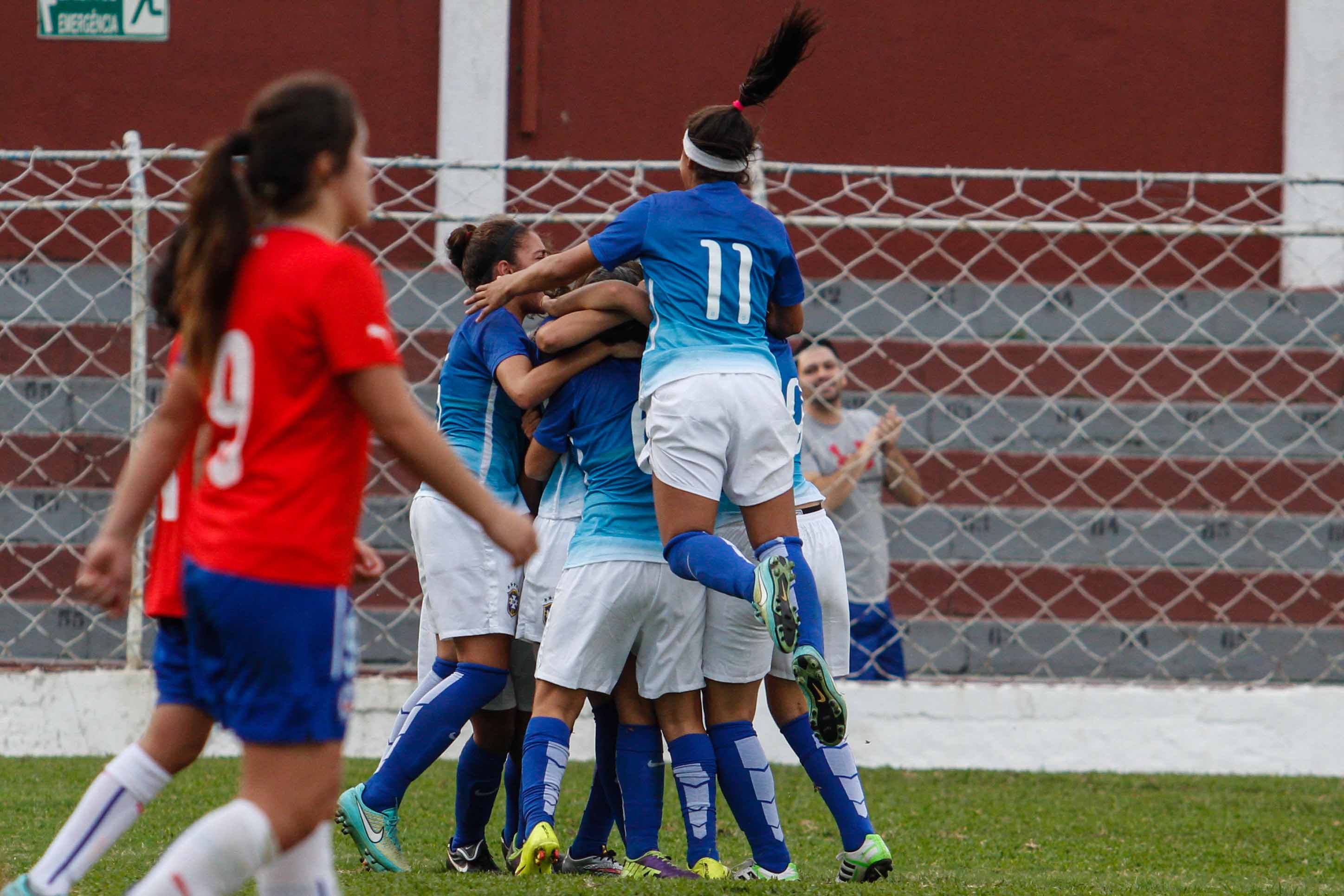 Brasil vence Chile de virada no Torneio Internacional de Futebol Feminino Sub 17
