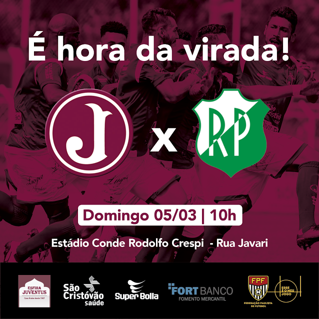 Embalado, Juventus recebe Rio Preto na Javari