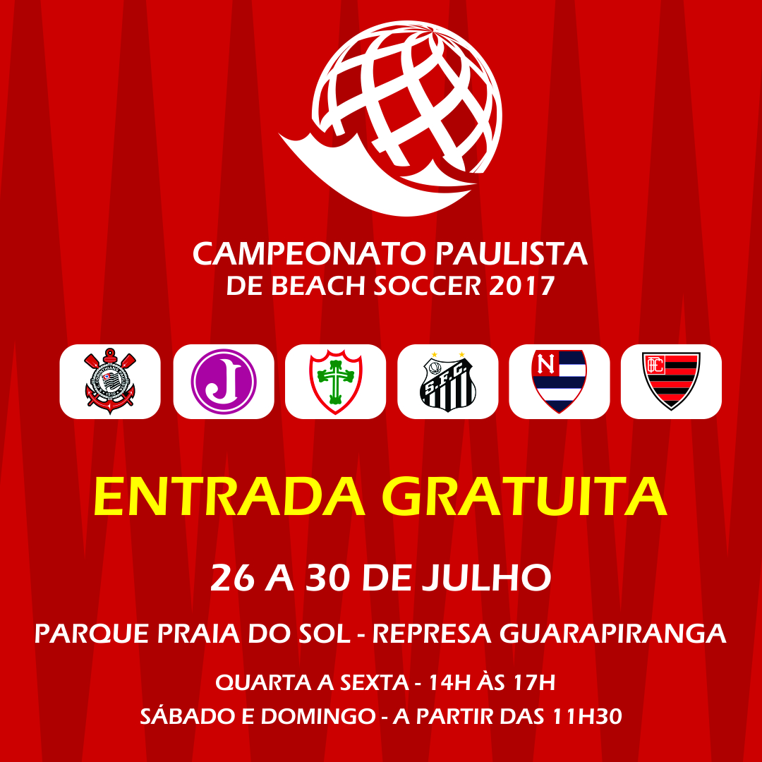Times Paulistas disputam 1° Campeonato Paulista de Beach Soccer