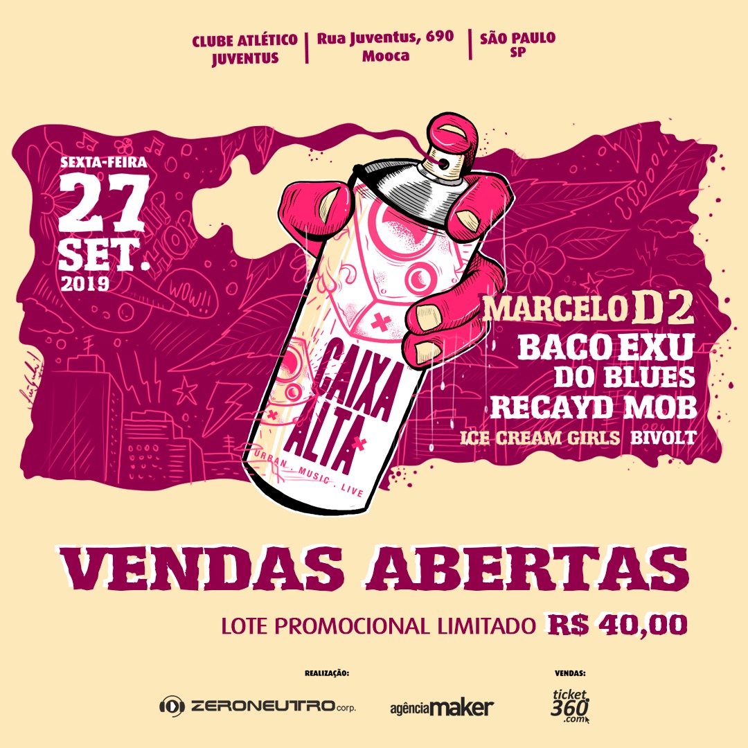 Caixa Alta - Este evento não é organizado pelo Clube Atlético Juventus